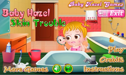 Baby&#32;Hazel&#32;Skin&#32;Trouble