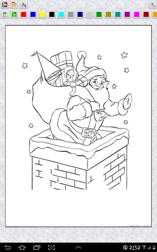 Merry&#32;Christmas&#32;Coloring&#32;Pages&#32;HD