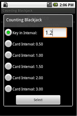 Counting Blackjack游戏截图