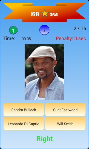 Quiz: Film Stars游戏截图