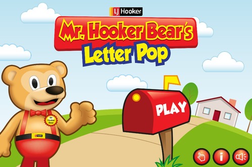 Mr Hooker Bear 字母泡泡中文版游戏截图