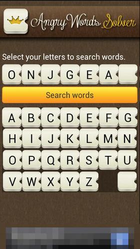 AngryWords&#32;Wordfeud&#32;Solver