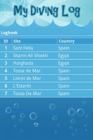 My Diving Log游戏截图