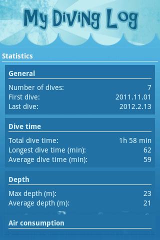 My Diving Log游戏截图