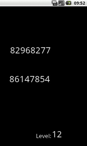 数字記憶力