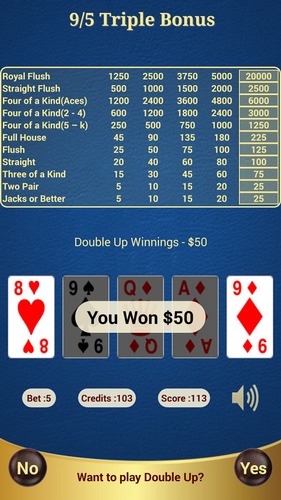 9/5&#32;Triple&#32;Bonus&#32;Poker