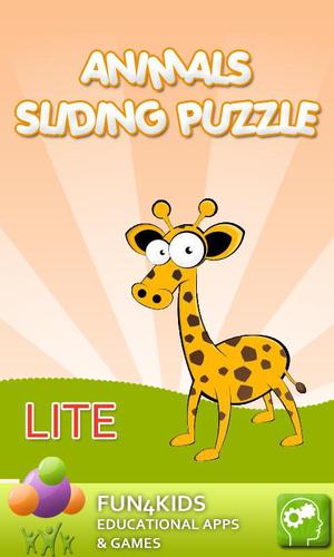 Animals Slide Puzzle Lite游戏截图