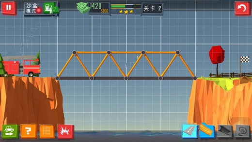 建桥专家手游中玩家将扮演一位桥梁设计师，在不同的环境下寻