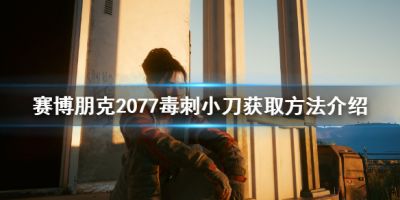 赛博朋克2077毒刺小刀怎么获得？游戏里大家可以收集各种