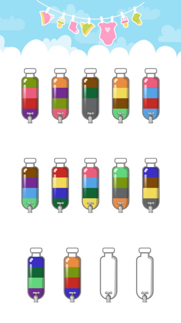 开水排序游戏游戏截图