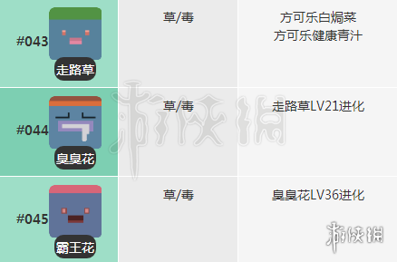 宝可梦探险寻宝走路草食谱 霸王花配方进化技能介绍
