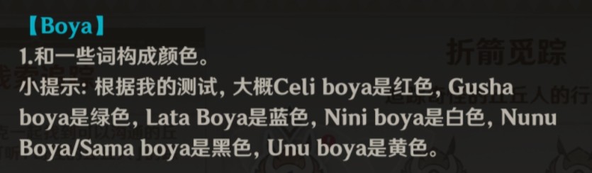 原神Gusha celi boya意思