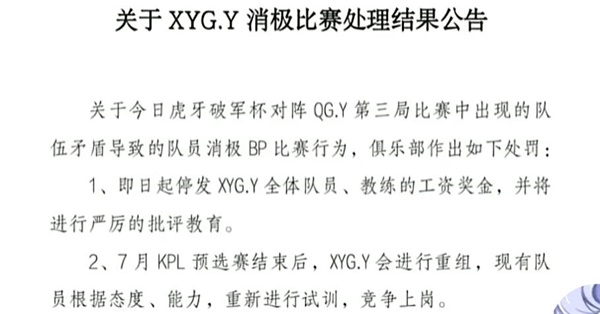 王者荣耀XYG.Y打假赛是什么梗