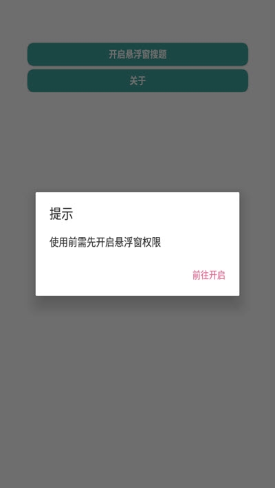 悬浮窗搜题app