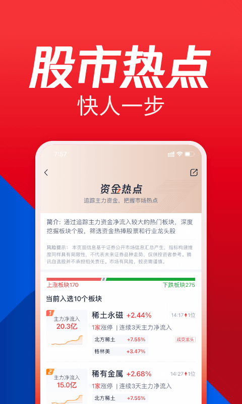 腾讯自选股APP截图