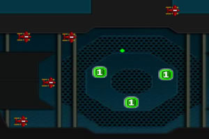 太空速射防御小游戏