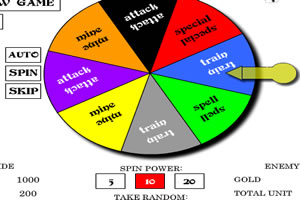 战争轮盘小游戏